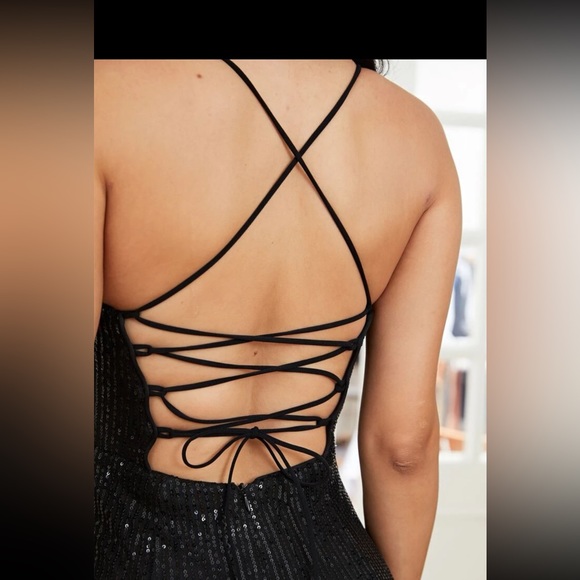 Prom dress Black XL - Picture 3 of 4